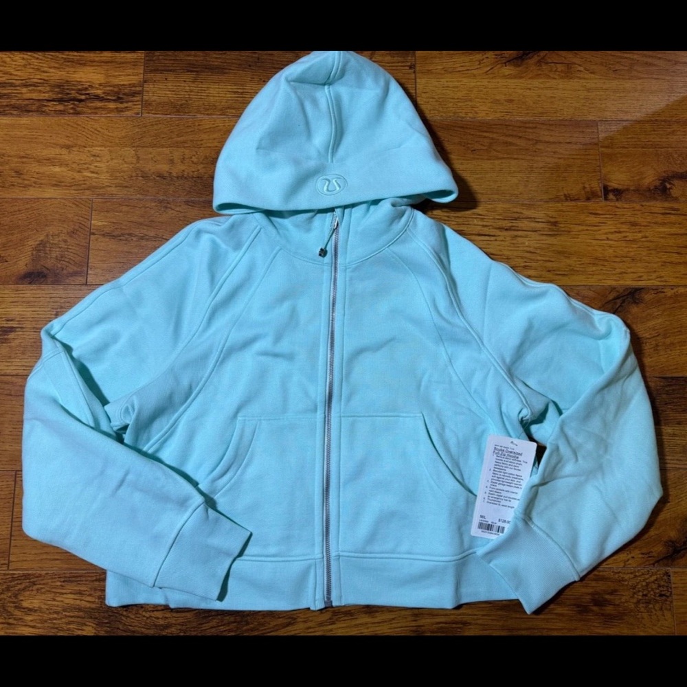 Lululemon NWT Size M / L Scuba Oversized Full-zip Hoodie - Ideal Mint Green